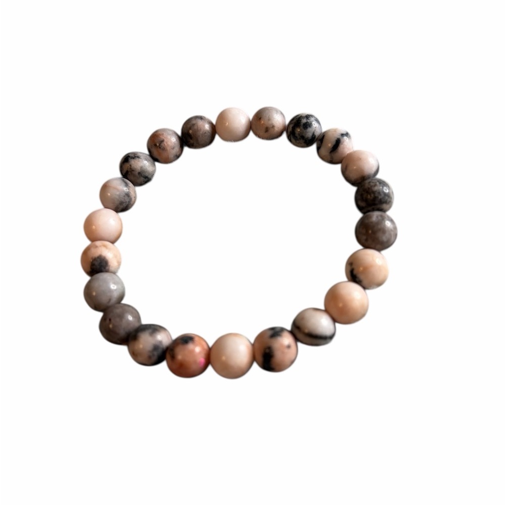 Rhodonight 8 MM Beaded Bracelet - Picture 2 of 7